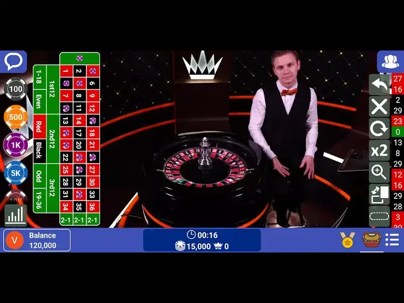 Đa dạng bàn cược và mức cược tại Live Dealer Roulette